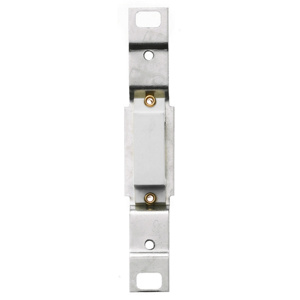 Hubbell Wiring RA756 Series Wallplate Inserts 1 Toggle Blank White Metal