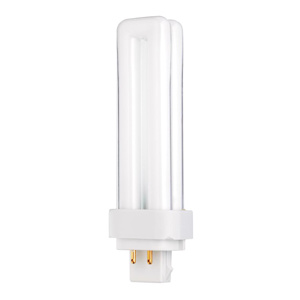 Satco Products Dulux® T/E/IN Ecologic Series Compact Fluorescent Lamps Twin Tube (TT) Compact Fluorescent 4-pin (G24q-1) 2700 K 13 W