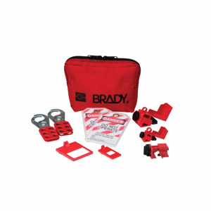 Brady Personal Breaker Lockout Kits Red Nylon