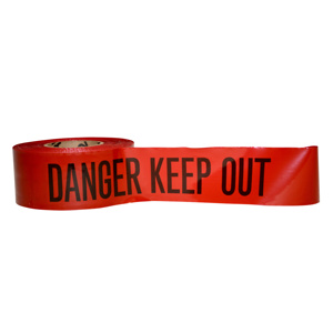 Brady Barricade Tape Red 3 in x 1000 ft Danger Keep Out
