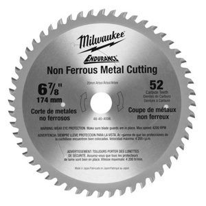 Milwaukee Circular Saw Blades 6-7/8 in 52 Tooth 1 Piece
