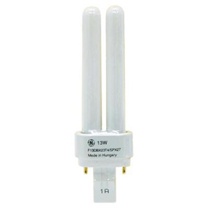 Current Lighting Ecolux® Biax® Compact Fluorescent Lamps Double Twin Tube (DTT) CFL 2-pin Bi-pin (GX23-2) 2700 K 13 W