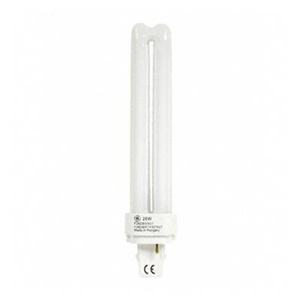 Current Lighting Ecolux® Biax® Compact Fluorescent Lamps Double Twin Tube (DTT) CFL 2-pin Bi-pin (G24d-3) 2700 K 26 W