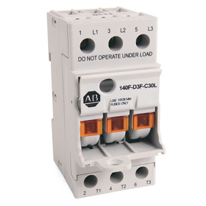 Rockwell Automation 140F Series MCS Fuse Holders 30 A Class CC 600 V