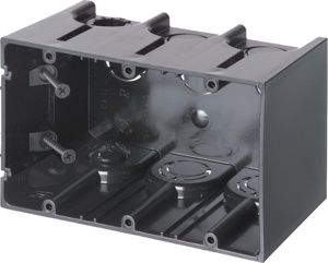 Arlington Nonmetallic Switch / Outlet Boxes 3 Gang Screws New 3-1/2 in