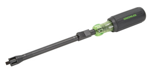 Emerson Greenlee Slotted Screw-holding Tip Screwdrivers 1/4 in 7.00 in