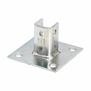 Eaton B-Line B280SQ Square Post Bases 10 Zinc-plated