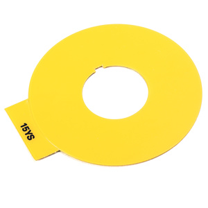 Rockwell Automation 800F Series Legend Plates 22.5 mm [Custom/Blank] Yellow