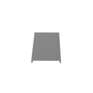 Panduit Panduct® Type C Wire Duct Covers 3-1/4 in x 6 ft Light Gray