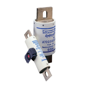 Mersen A70QS Amp-Trap® Series French Cylindrical Semiconductor Fuses 350 A 700 V 200/100 kA
