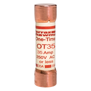 Mersen OT Series One-time General Purpose Class K5 Fuses 35 A 250 V 50/20 kA
