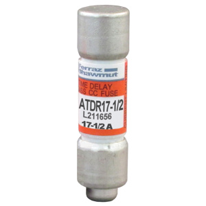 Mersen ATDR Amp-Trap 2000® Series Time Delay Class CC Fuses 17-1/2 A 600 VAC/300 VDC 200/100 kA