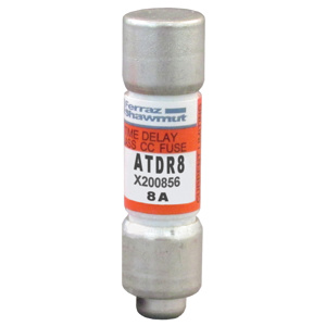 Mersen ATDR Amp-Trap 2000® Series Time Delay Class CC Fuses 8 A 600 VAC/300 VDC 200/100 kA