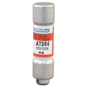Mersen ATDR Amp-Trap 2000® Series Time Delay Class CC Fuses 4 A 600 VAC/300 VDC 200/100 kA