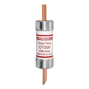 Mersen OT Series One-time General Purpose Class K5 Fuses 200 A 250 V 50/20 kA