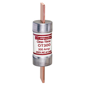 Mersen OT Series One-time General Purpose Class K5 Fuses 300 A 250 V 50/20 kA
