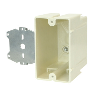 Allied Moulded fiberglassBOX™ 1098 Series New Work Bracket Boxes Switch/Outlet Box Offset Bracket - 1/4 inch Nonmetallic