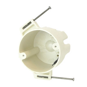 Allied Moulded FiberglassBOX™ 9335 Series Round Ceiling Boxes Fiberglass 2-7/8 in Nails