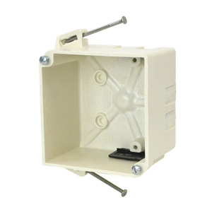 Allied Moulded fiberglassBOX™ 9343 Series New Work Nail-on Boxes Switch/Outlet Box Nails 2-1/2 in Nonmetallic