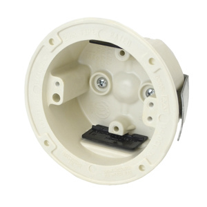 Allied Moulded FiberglassBOX™ 9305 Series Round Fixture Support Boxes Fiberglass 1-3/4 in Snap-in Bracket