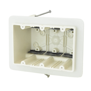 Allied Moulded fiberglassBOX™ Vapor Seal 3303 Series New Work Nail-on Boxes Switch/Outlet Box Nails Nonmetallic