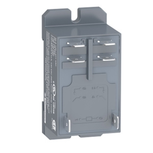 Square D RPF Zelio Harmony™ Plug-in Power Relays 230 VAC Square Base 6 Blade 30 A DPST