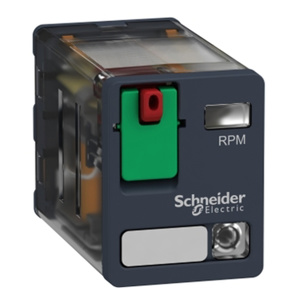 Square D Zelio® RPM Plug-in Power Relays 120 VAC DPDT, 2 NO/2 NC 15 A