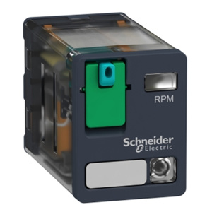 Square D Zelio® RPM Plug-in Power Relays 24 VDC DPDT, 2 NO/2 NC 15 A