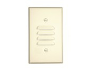 Leviton Standard Vertical Louvre Wallplates 1 Gang Brass Brass Strap