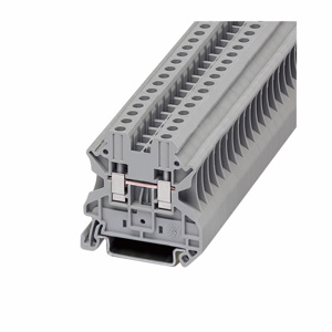 Eaton Cutler-Hammer XBUT4 Series IEC Style Feed-thru Terminal Blocks Screw Terminal/Wire 1 Tier 26 - 10 AWG