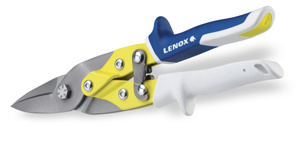 Lenox 221 Aviation Snips Straight 18 ga (sheet metal), 22 ga (stainless steel)