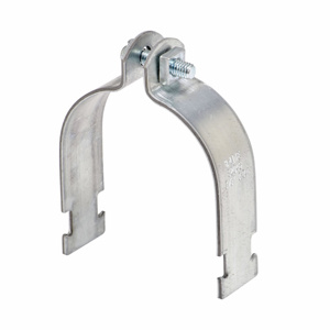Eaton Cooper B-Line B2000 Series Pre-assembled Pipe Clamps 3-1/2 in Strut Strap Steel Zinc-plated