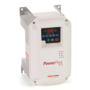 Rockwell Automation 22B-B PowerFlex 40 AC Drives 240 VAC 5 A 0.75 kW