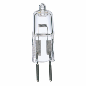 Satco Products 75T4/CL Series Single End Bi-pin Quartz Lamps T4 75 W Bi-pin (GY6.35)