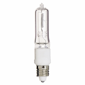 Satco Products 35Q/CL Series Single End Quartz Lamps T4 35 W Miniature Candelabra (E11)
