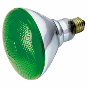 100BR38/G 120V INC BR38 GREEN  S4427 SAT