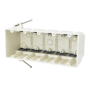 Allied Moulded fiberglassBOX™ 5305 Series New Work Nail-on Boxes Switch/Outlet Box Nails 3-9/16 in Nonmetallic