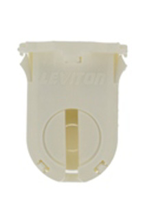 Leviton 23661 Series Lampholders Fluorescent Medium Bi-pin White