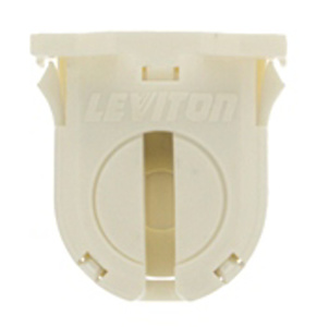 Leviton 23662 Series Small Lampholders Fluorescent Medium Bi-pin White