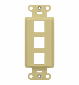Pass & Seymour WP3413 On-Q® Series Faceplate Inserts Plastic