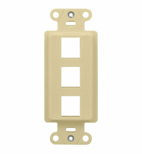 Pass & Seymour WP3413 On-Q® Series Faceplate Inserts Plastic