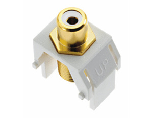WP3461-WH WHITE RCA TO F-CONNEC