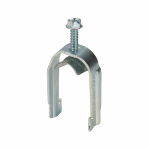 Eaton Cooper B-Line B15 Conduit Strut Clamps with Saddle 1 in Zinc Plated