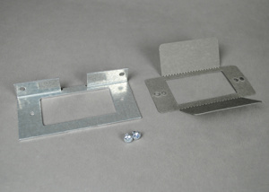 Wiremold RFB Series Internal Device Plates 1 Decorator Metallic