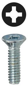 Dottie Carbon Steel Phillips <em class="search-results-highlight">/</em> Square Flat Head Machine Screws 24 TPI #<em class="search-results-highlight">10</em> 1 in Zinc-plated