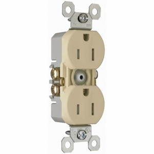 Pass & Seymour TradeMaster® 3232-TR Series Duplex Receptacles Ivory 5-15R Residential