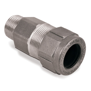 ABB Thomas & Betts Star Teck ST Series Teck/MC Connectors 3/4 in Stainless Steel 0.880 - 1.065 in