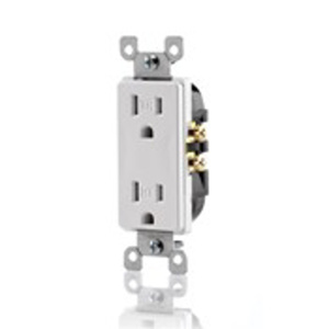Leviton T5325 Series Duplex Receptacles White 15 A 5-15R Residential Tamper-resistant