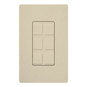 Lutron SC-6PF Satin® Designer Series Faceplate Inserts with Blanks Plastic