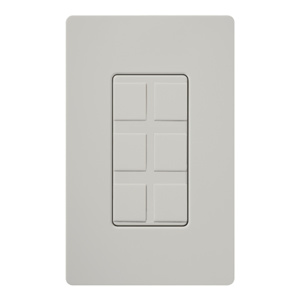 Lutron SC-6PF Satin® Designer Series Faceplate Inserts with Blanks Plastic